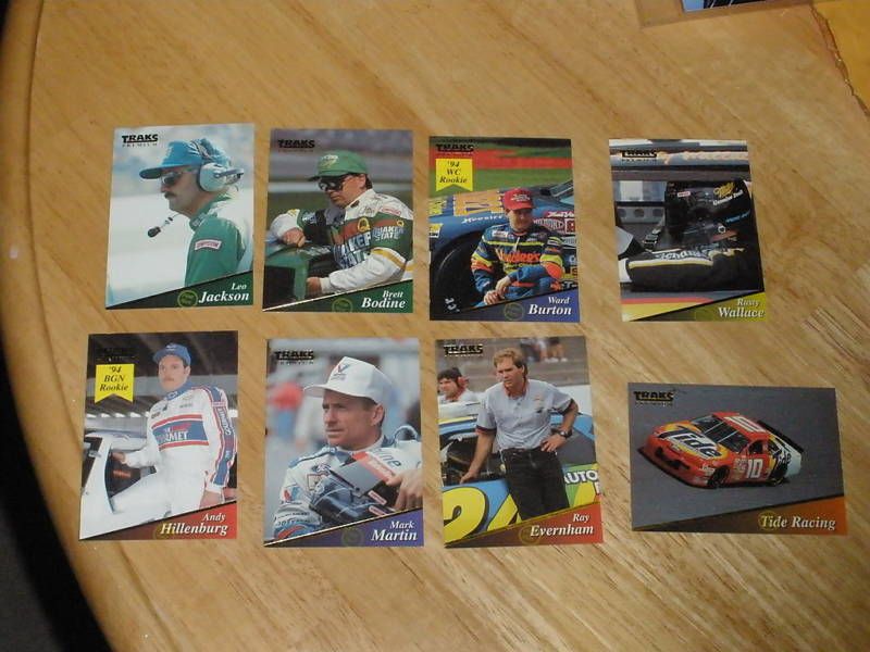 1994 TRAKS RACING FIRST RUN INSERT LEO JACK SON # 77  