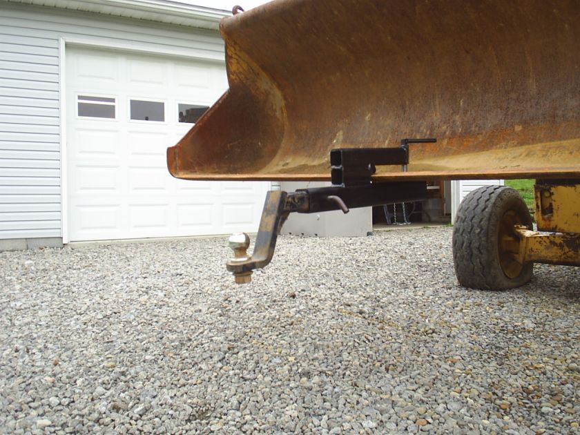 Clamp on Trailer Hitch Receiver Skid Steer Tractor  