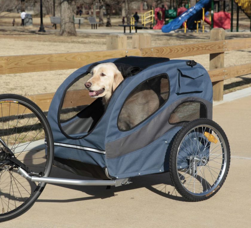 Bike Pet Trailer Big Dog Deluxe Track’r Cart BICYCLE folding CARRIER 