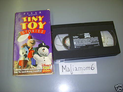 Tiny Toy Stories VHS Disney Pixar OOP HTF Video  