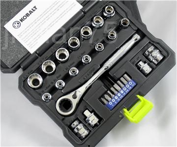 KOBALT XTREME ACCESS Extreme 27 Pc Pass Through Tool Set 3/8 1/4 