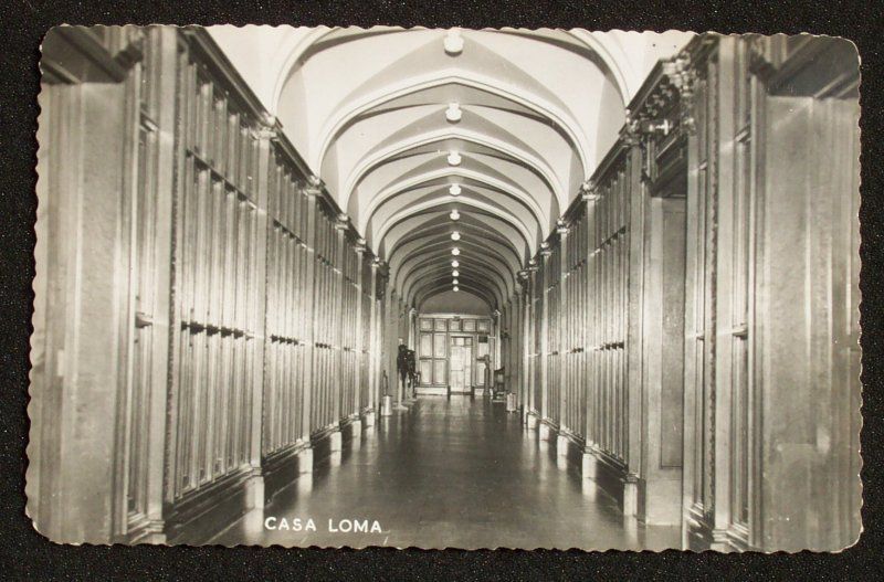 RPPC 1950s? Peacock Alley Casa Loma Toronto ON Canada  