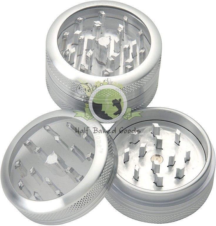 SHARPSTONE M CLEAR TOP 2PC PUSH UP HERB GRINDER  