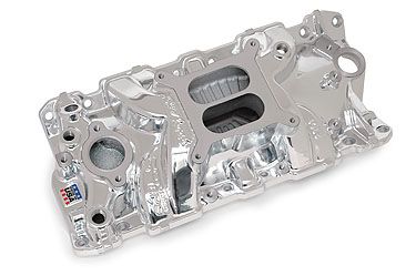 Edelbrock SBC SB CHEVY PERFORMER EPS INTAKE MANIFOLD ENDURASHINE NON 