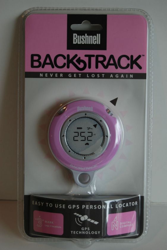 Bushnell Backtrack Handheld GPS Personal Location Finder   Pink 