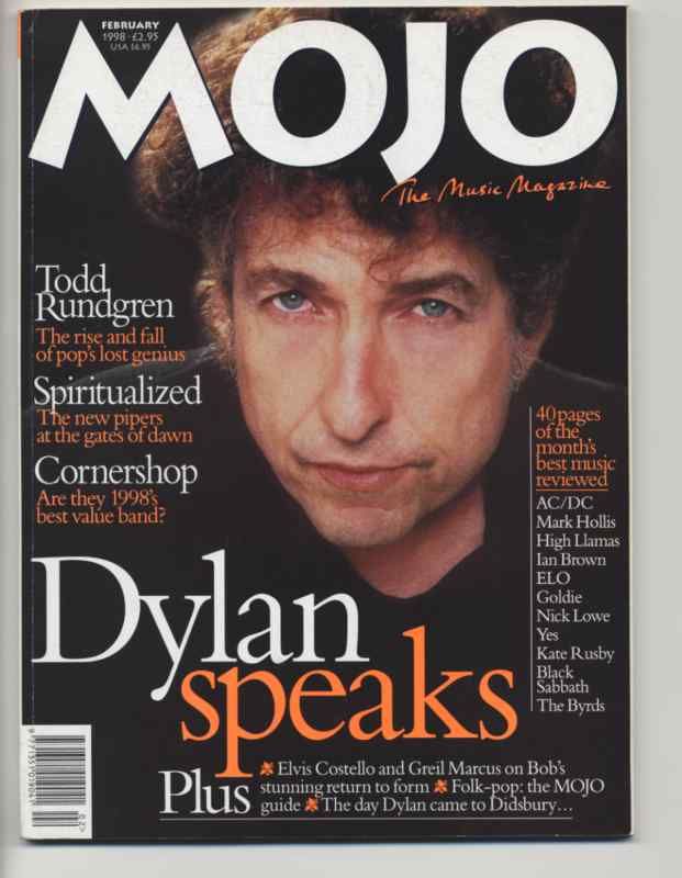 Bob Dylan/Todd Rundgren/Byrds MOJO Magazine #51 1998  