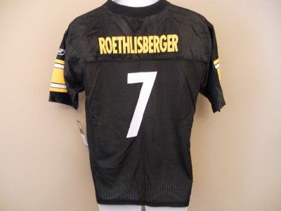 NEW Ben ROETHLISBERGER STEELERS YOUTH SMALL S 8 REEBOK Jersey 8WU 