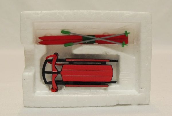 MIB Dept 56 Snow Village SLED & SKIS, #52337  