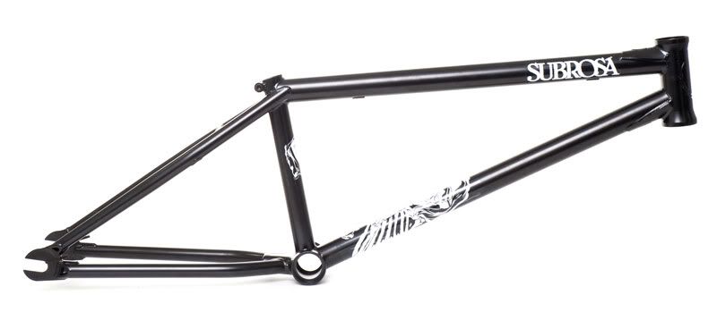 SUBROSA DIABLOUS BMX BIKE BICYCLE FRAME 20.69tt BLACK  