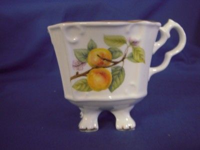 Crown Staffordshire TEA SET Teapot/4 Cups&Saucers FRUIT  