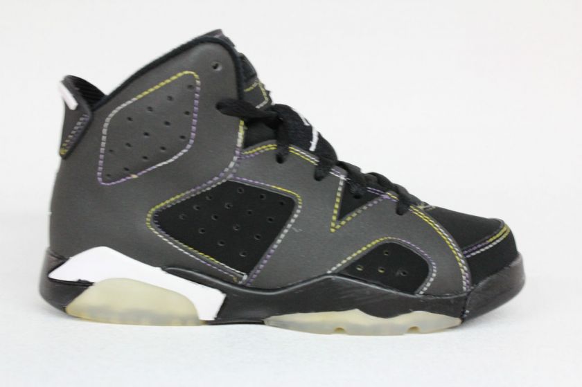 Nike Air Jordan 6 Retro Black Purple PS Kids Max NEW  