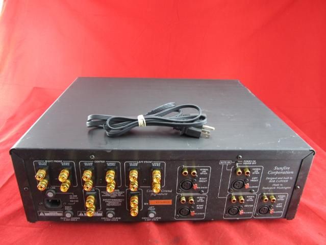 Bob Carver Edition Sunfire Cinema Grand 5 Channel Power Amplifier 