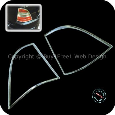 Mercedes Benz W163 ML Class Chrome Tail Gate Tail Light Trim Rear Lamp 