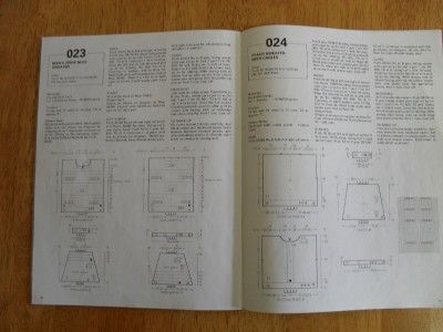 VINTAGE MACHINE KNITTING PATTERNS BOOK, ZIPPY 90, 13 CHUNKY DESIGNS 