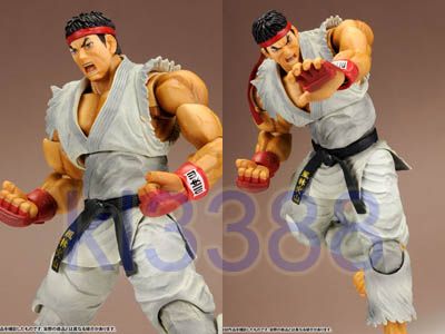 Square Enix Super Street Fighter IV Play Arts Kai Ryu + Chun Li set 