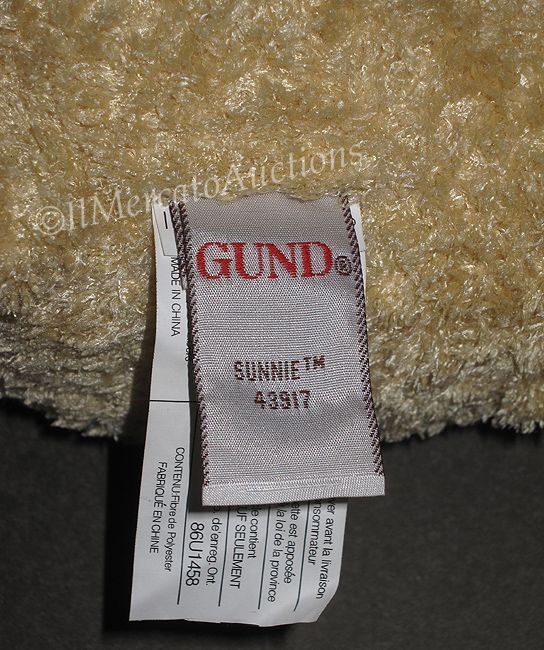 NEW GUND SUNNIE 43917 Plush Tan 14 Teddy Bear Stuffed Animal Toy 