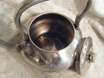 Vintage Metro Stainless Steel Tea Pot/TeaPot/Tea Kettle/TeaKettle 