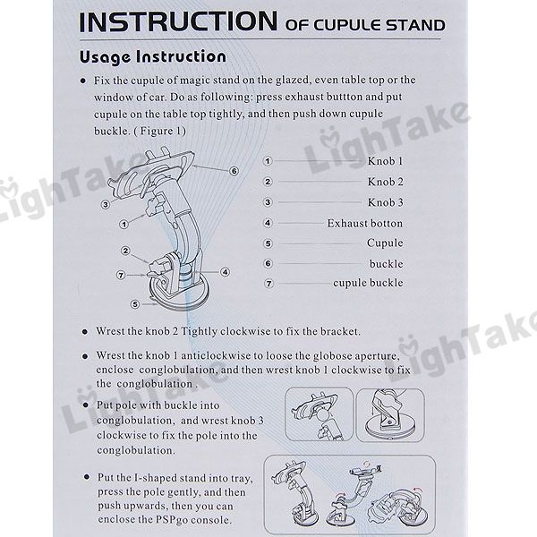 NEW Car Console Cupule Stand Holder for PSP Go Black  