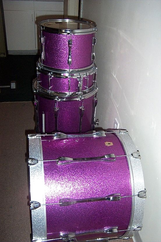 Ludwig Classic Maple Purple Sparkle Shell Pack  