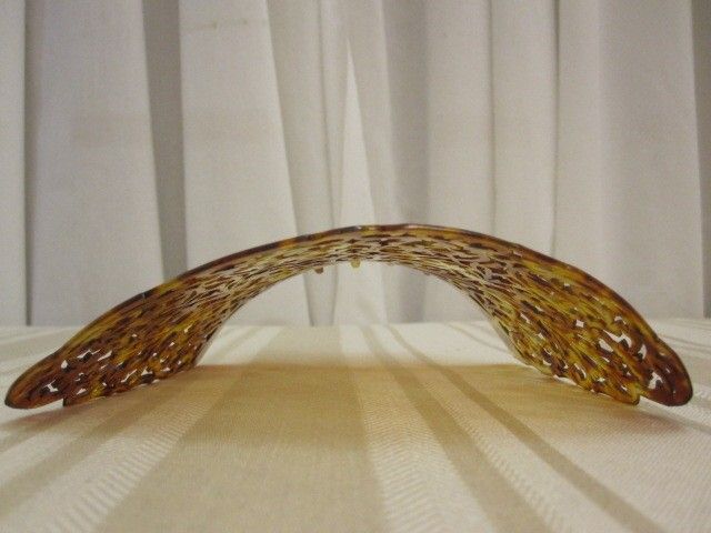   Tortoise Celluloid Peineta Mantilla Spanish Hair Veil Comb 7 3/8