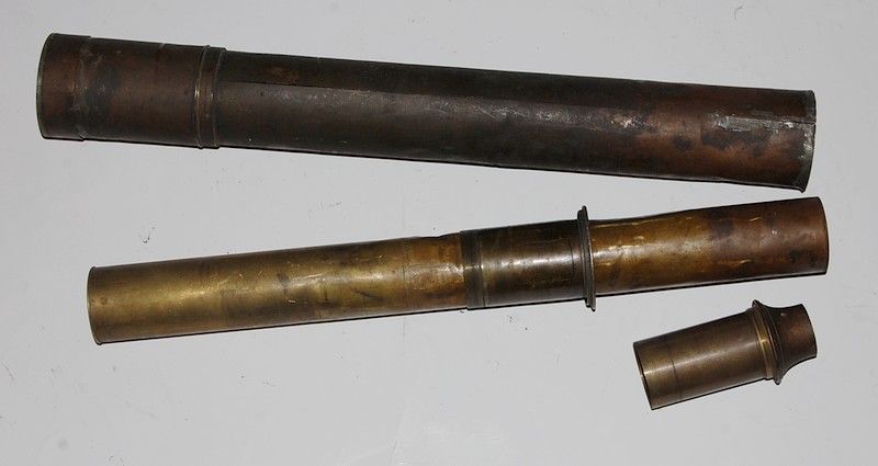 Antique SPENCER & BROWNING Day & Night TELESCOPE 19thC Brass London 