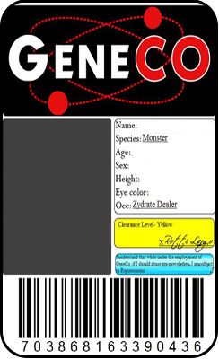 Geneco Card ID Badge Repo Special Agent Black Market  