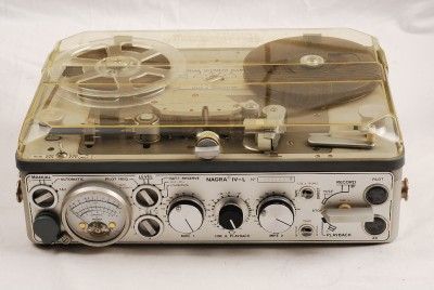 NAGRA IV L REEL TO REEL PORTABLE TAPE RECORDER WORKS  