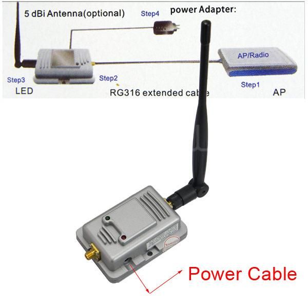 2W WiFi Wireless Broadband Amplifiers Router Power Range Signal 