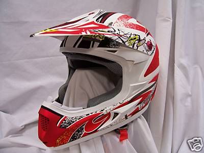 FULMER FOCUS Red Off Road Helmet DOT & Snell Small  