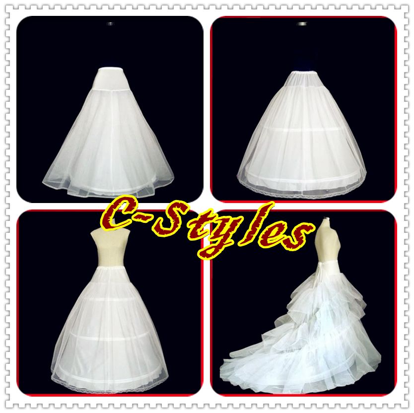   LINE/2 HOOPS/3 HOOPS/TRAIN Crinoline Petticoats Slips​ Underskirt