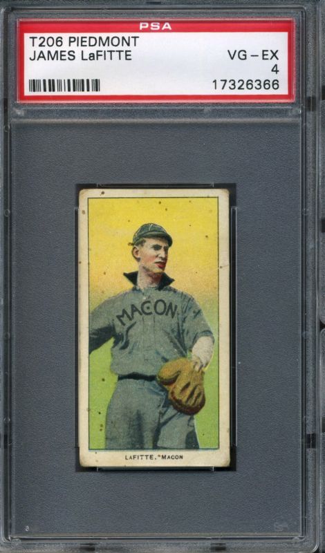 T206 T 206 James Lafitte PSA 4 Southern Leaguer Macon  