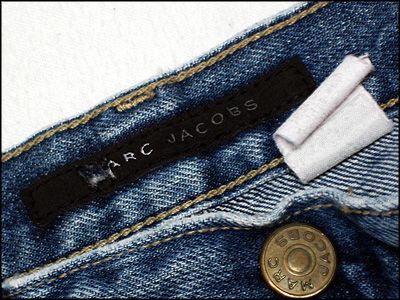 Excellent Womens Designer Marc Jacobs Bootcut Denim Blue Jeans 30 x 33 