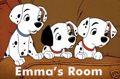 PERSONALIZED ROOM SIGN 101 DALMATIONS DALMATIANS DISNEY  