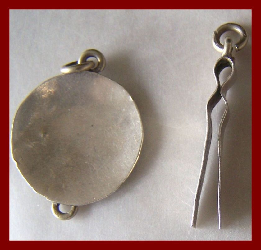 Vintage Sterling Silver PLATE + UTENSIL Charm MEXICO  