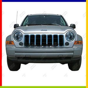 05 07 Jeep Liberty ABS Chrome Grille 1PC  