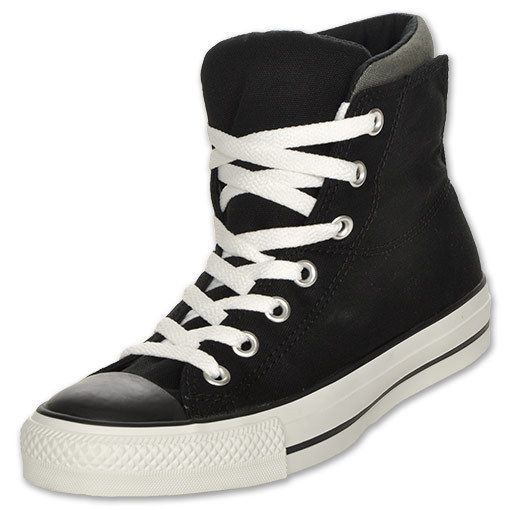 Converse Chuck Taylor All Str Dual Collar Black Gray Hi  