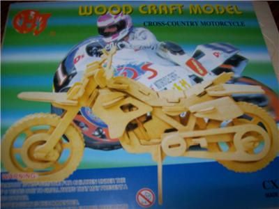Great Science or Diarama Project Wood Craft Model of Cross Country 