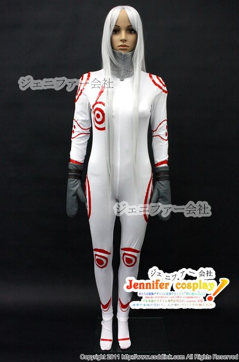 Deadman Wonderland Shiro Cosplay Wig 100Cm Only Wig  