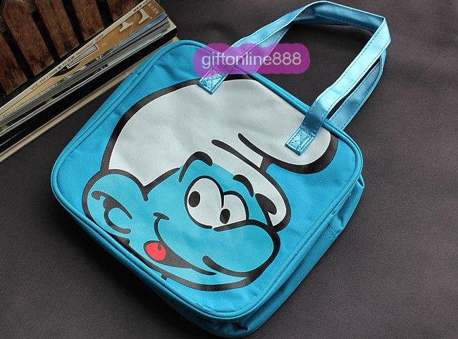 903 The smurfs Village Lunch box bag shopping HandBag  