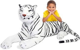   & Doug Plush Giant White Tiger Stuffed Animal   FAST SHIPPING  