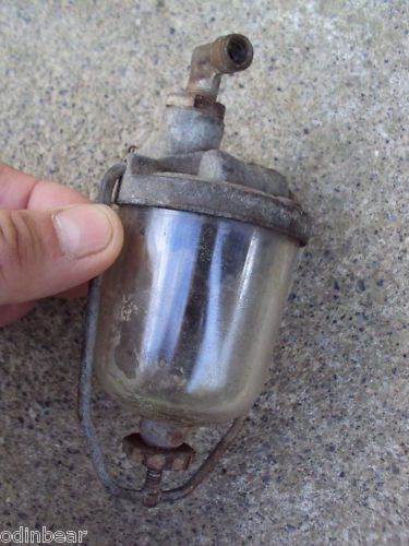 Antique Auto FUEL FILTER Glass Sediment Bowl Tractor NR  