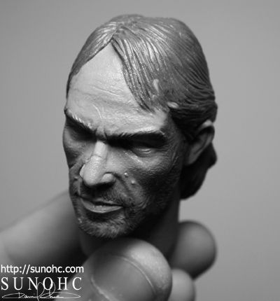 CUSTOM MARSTON Cowboy RED DEAD head sculpt john  