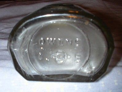 Owens   Old Medicine Bottle   Screw Top Lid   Duraglas  