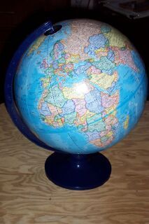 George F Cram Millennium Educational 12 Globe NICE  