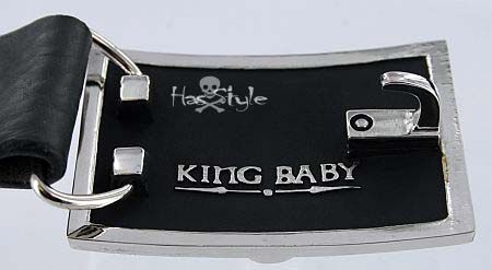 King Baby Studio Crowned Skull Buckle & removable belt  