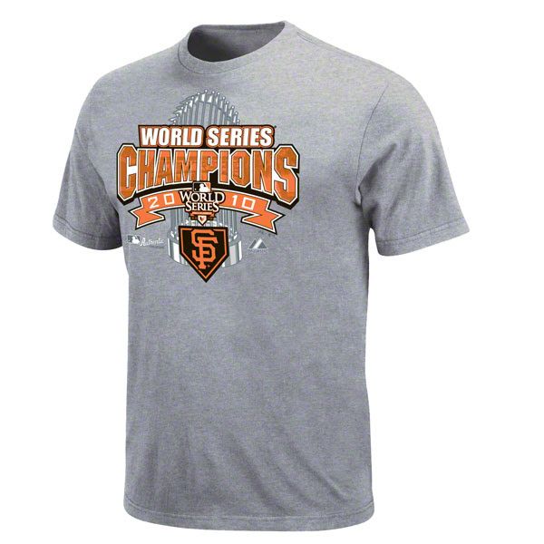 San Francisco Giants 2010 World Series Champions Locker Room T Shirt 