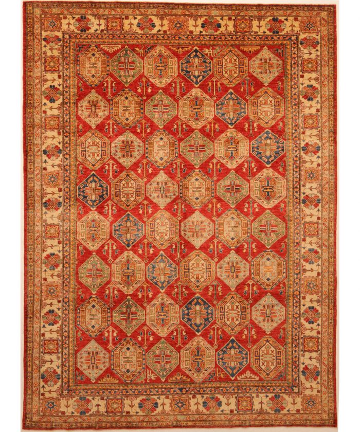 Handmade Oriental Rugs Kazak Vegetable Dyes 9 X 12  
