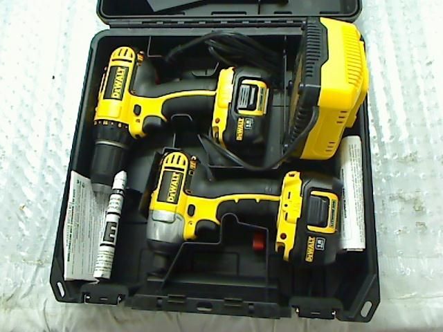 DEWALT DCK265L 18 Volt Compact Lithium Ion Drill/Impact Combo Kit 