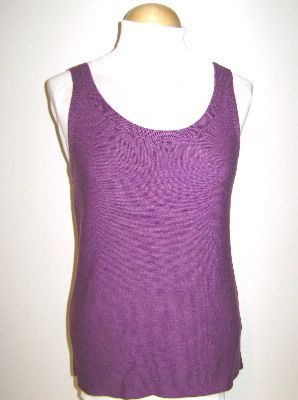 NWT EILEEN FISHER Roseberry Merino Links Knit Cami 2X  