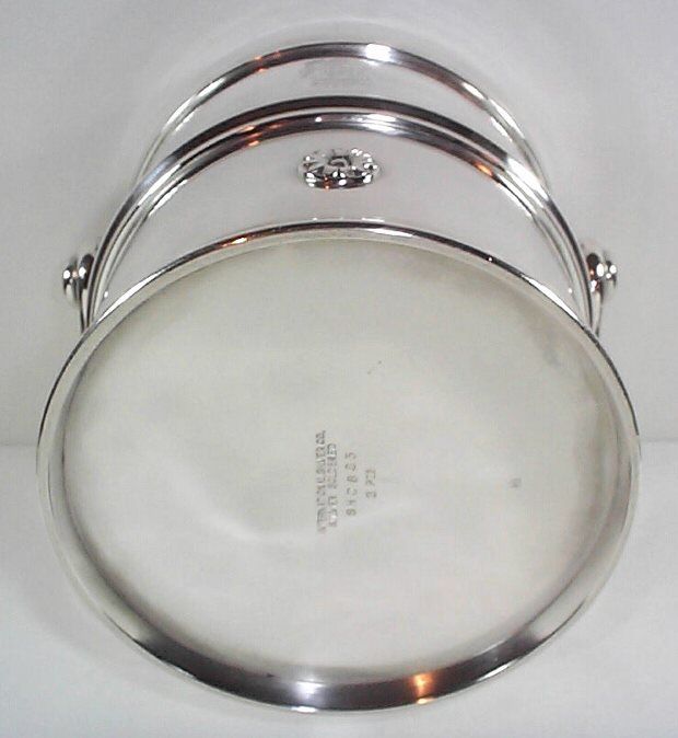 Rockefeller   1916   Very Rare   Hotel Silver Ice Bucket   Stunning 